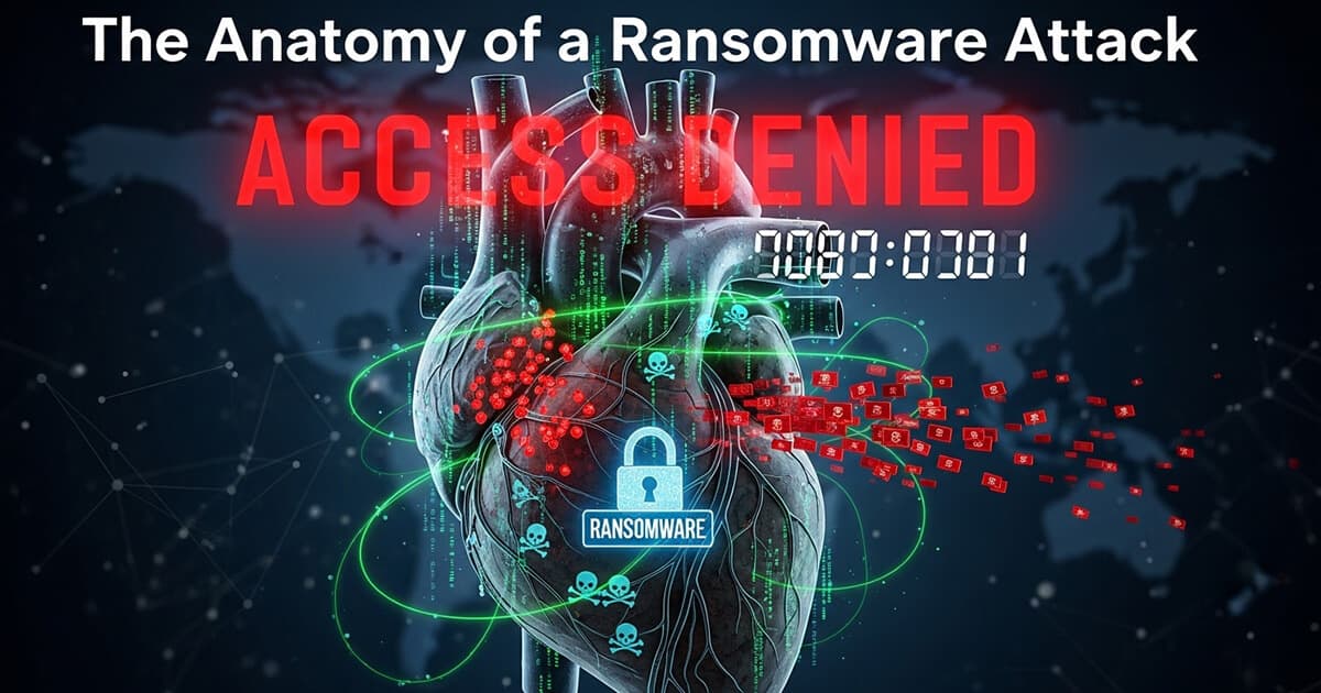 A medical-style deconstruction of a ransomware attack